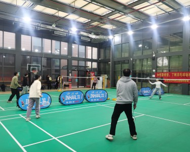 Badminton game