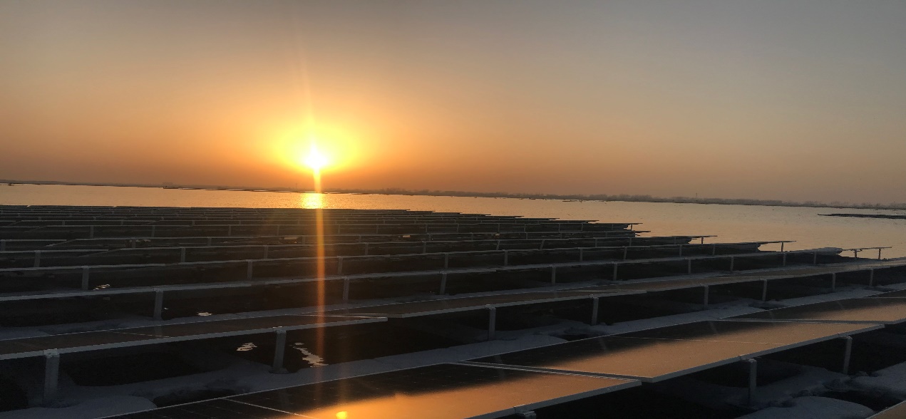 Three Gorges new energy Southern Wind-Solar-Storage Base of Fuyang (Yingshang Phase II) 400MW floating photovoltaic power station