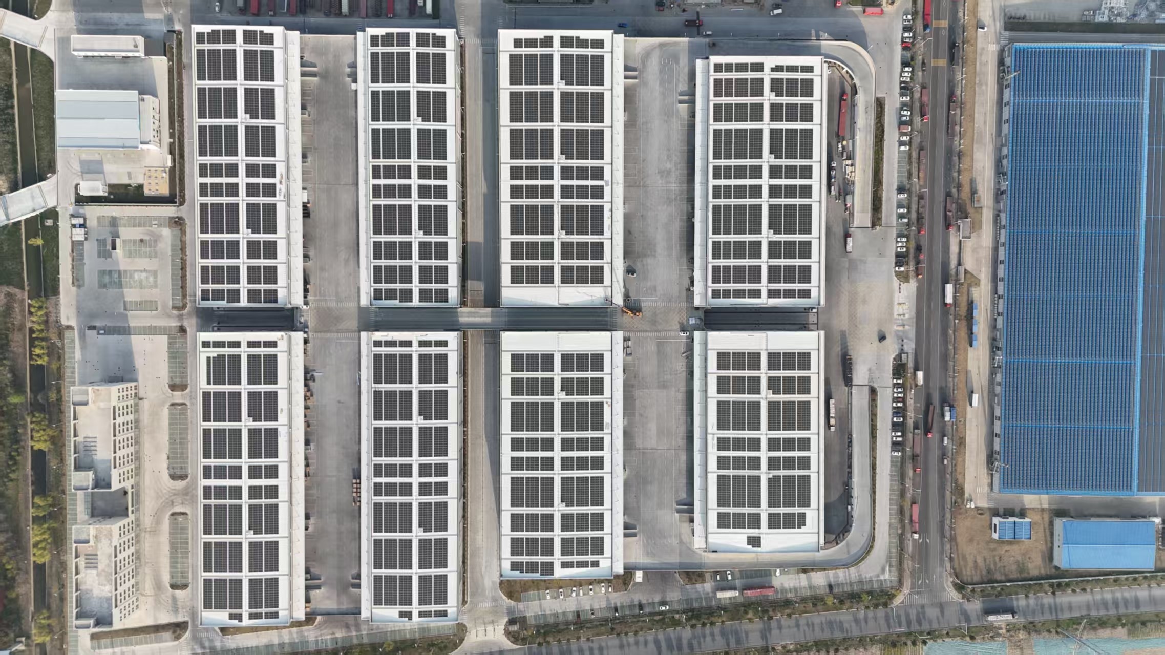 JCHC Suqian Tonghu Logistics Park（ phase Ⅱ）4.88MW rooftop distributed photovoltaic power station