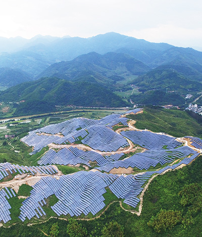 Xinyi Fujian Nanping 30MW Mountain Photovoltaic Power Station