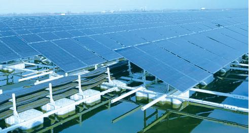 Xinyi Huaibei 100MW floating photovoltaic power station