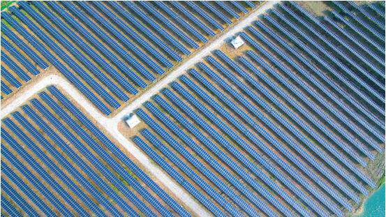 Lingyang Sihong Sun Yuan 20MW fishery complementary photovoltaic power station