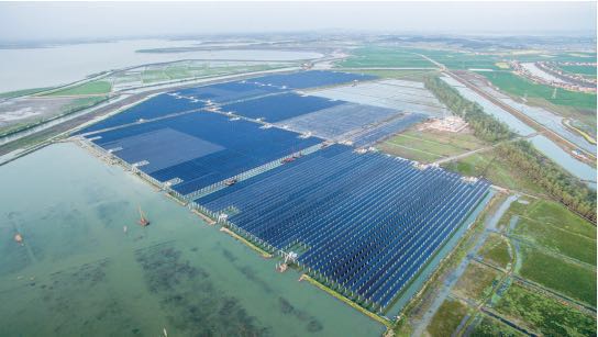 Xinyi Wangjiang 50MW fishery complementary photovoltaic power station